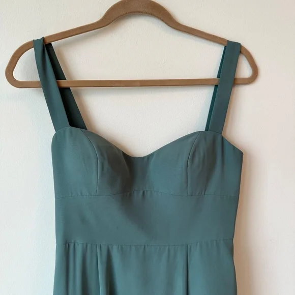 Jenny Yoo- Harris Eucalyptus Green Dress - Picture 6 of 7